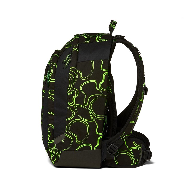 Satch Skoletaske Air Green Supreme Grøn mønster 8