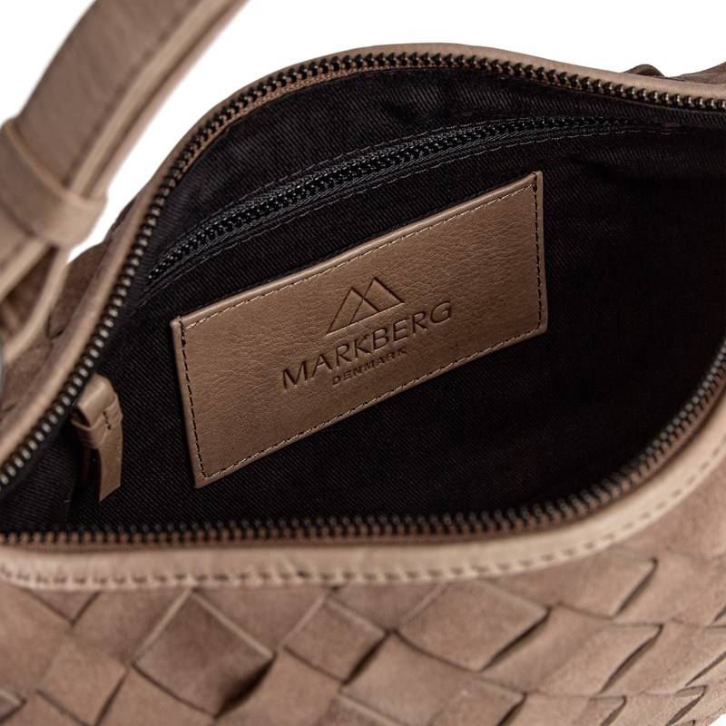 MARKBERG Crossbody Mini Musembg Weave Mocca Brun 8
