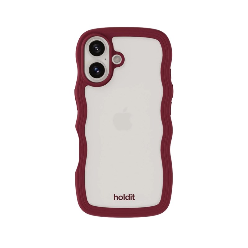 Holdit Mobilcover Wavy Bordeaux Iphone 16 1