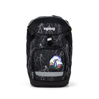 Ergobag Skolväska Prime Super Reflect Svart med mönster 1