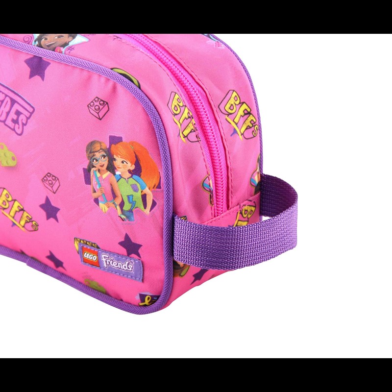LEGO Bags Toilettaske Friends good vibes Pink mønstret 4