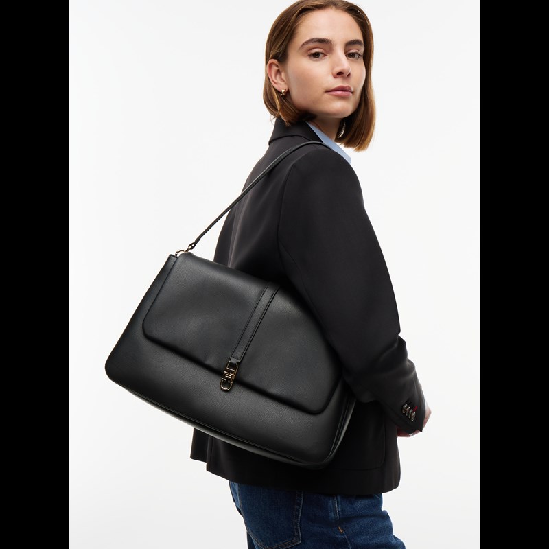 Tommy Hilfiger Håndtaske Satchel Libre Sort 2