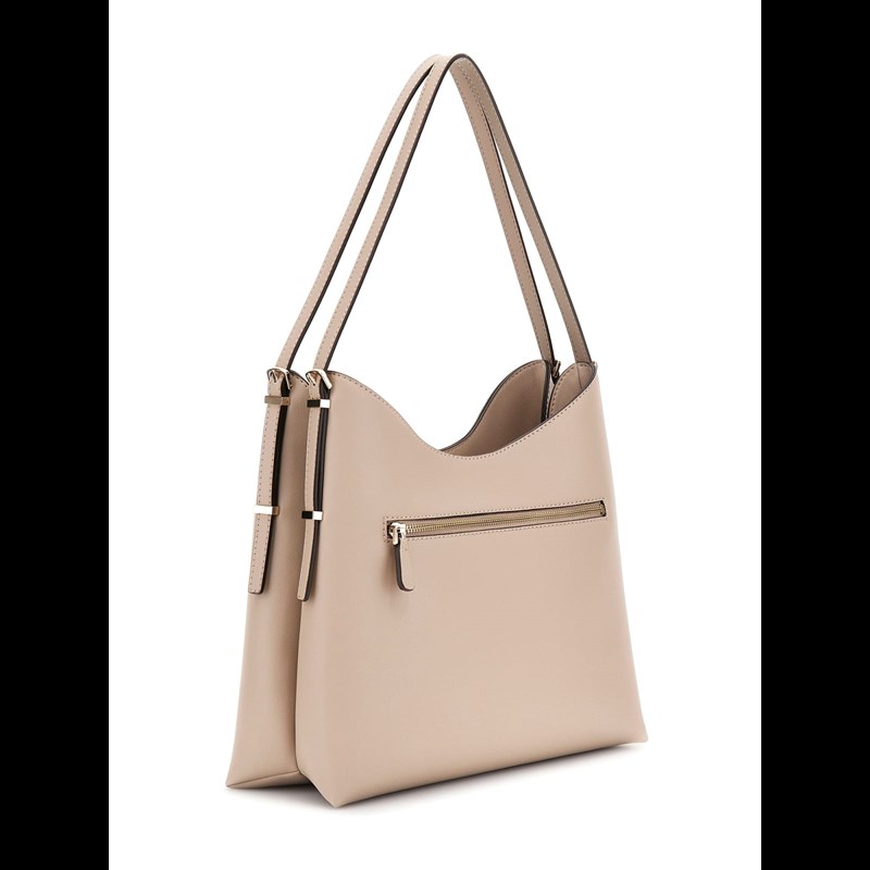 Guess Skuldertaske Lefia Hobo Beige 2