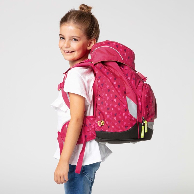 Ergobag Skoletaske Prime Horseshoe Mørk Rosa 7