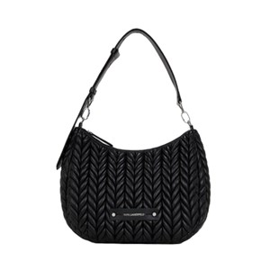 KARL LAGERFELD Skuldertaske Weave Hobo Sort