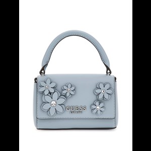 Guess Håndtaske Zaria Mini Lyseblå