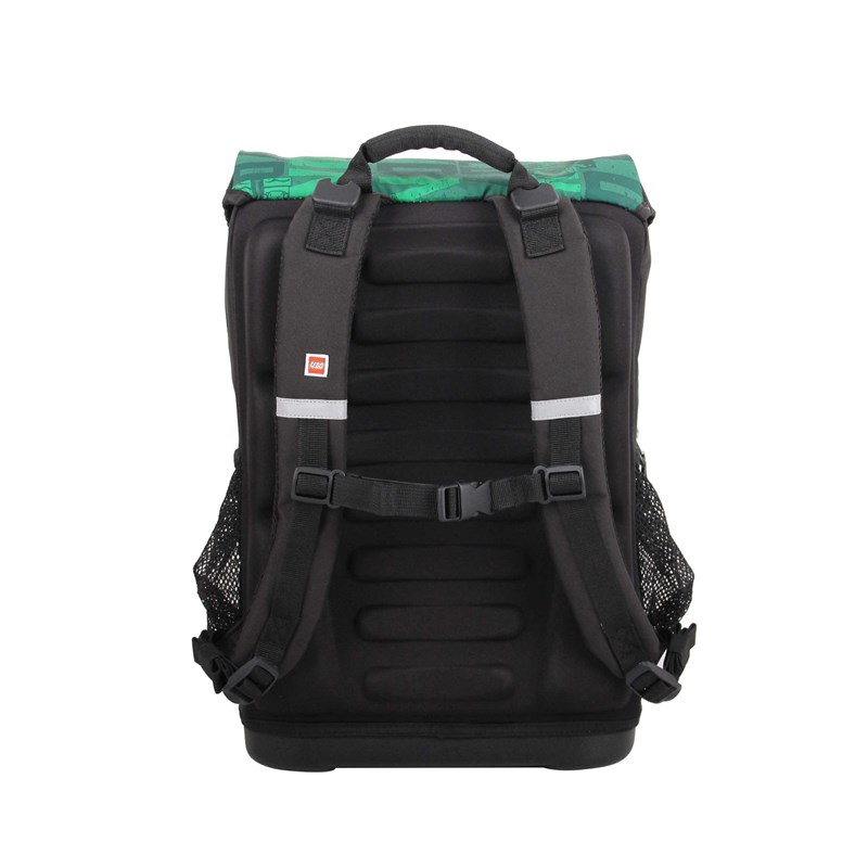 LEGO Bags Skoletaske Maxi Ninjago Grøn mønster 3