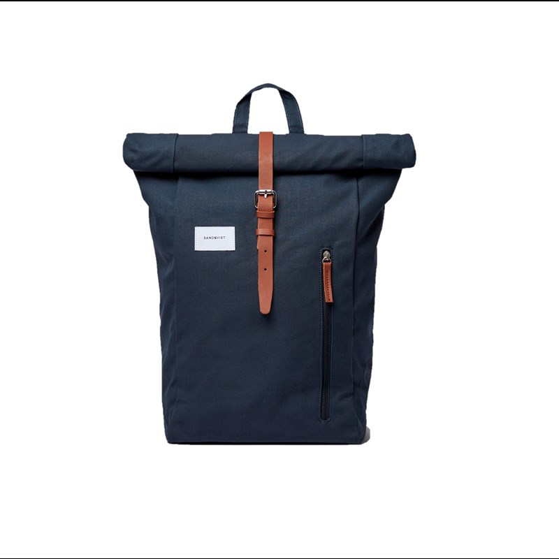 Sandqvist Ryggsäck Rolltop Dante Marin 16" 1