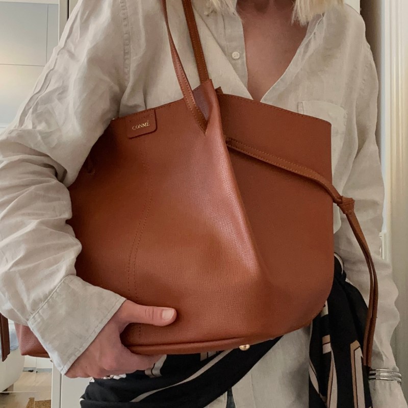 Conmé Shopper Katie Cognac 15" 2