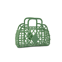 Sun Jellies Håndtaske Retro Basket Mini Oliven 1