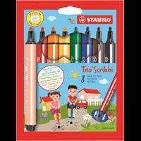 STABILO Tuscher Trio Scribbi 8-pack Multi