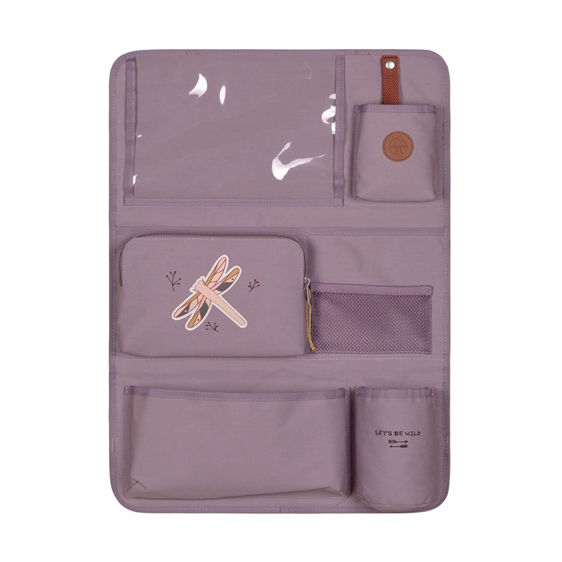 LÄSSIG Taske til bagsædet  Lilla 1