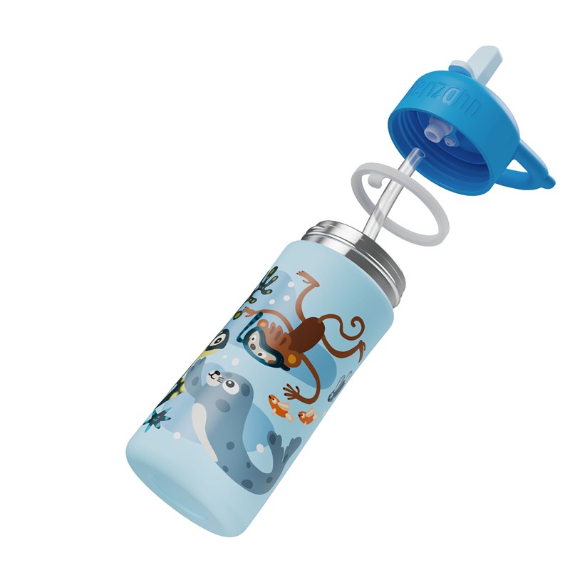 Affenzahn Dricksflaska Underwater World Blå 6