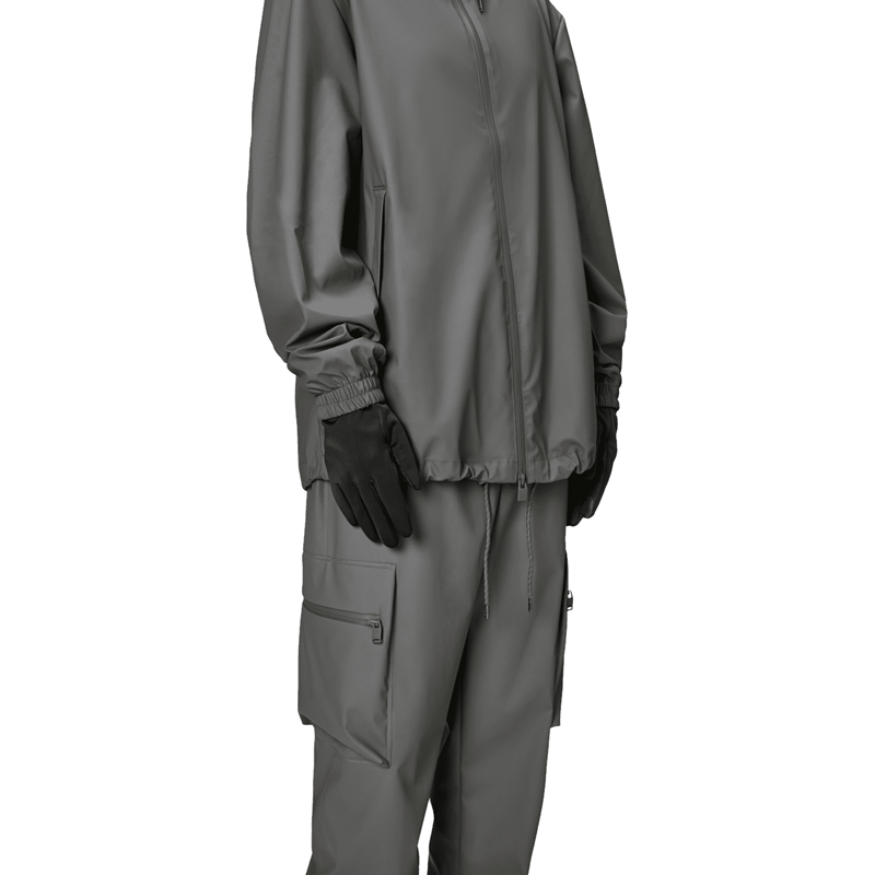 RAINS Handske Hardface Fleece  Svart Str L 2