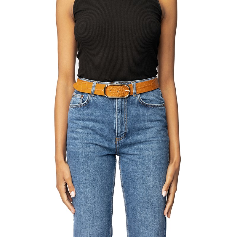 RE:DESIGNED Bælte Francini Cognac 85 Cm 2