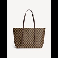 By Malene Birger Shopper Abigail Monogram Brun 1