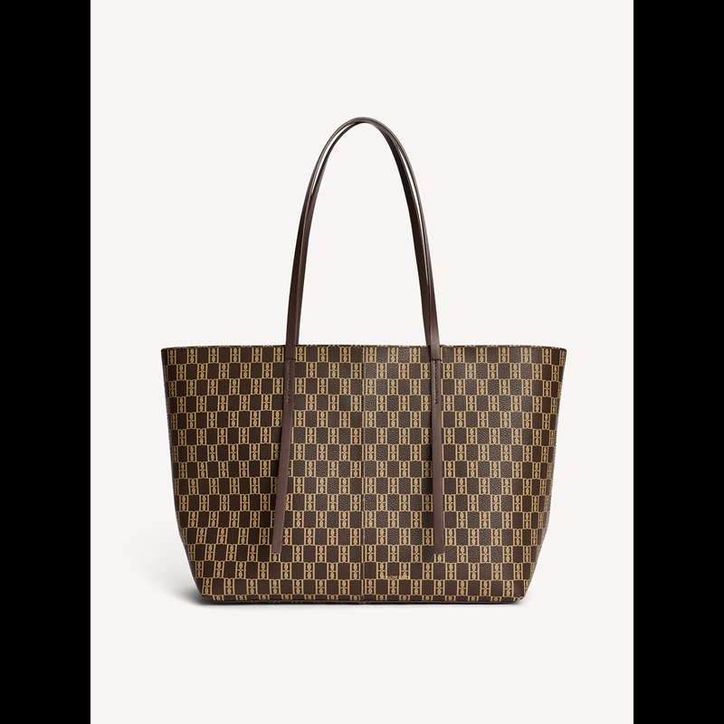 By Malene Birger Shopper Abigail Monogram Brun 1