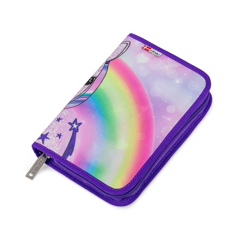 JEVA Pennfodral Onezip Unicorn Ljuslila 1
