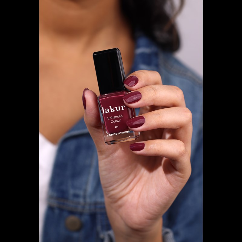 Londontown Nagellack Fig Jam Rosa/Svart 5