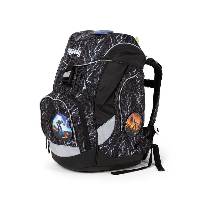 Ergobag Skoletaskesæt Pack Glow Sort/Hvid 6