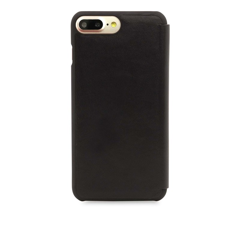 Knomo Mobilcover Leather Sort iPhone 6+/6S+/7+/8+ 2