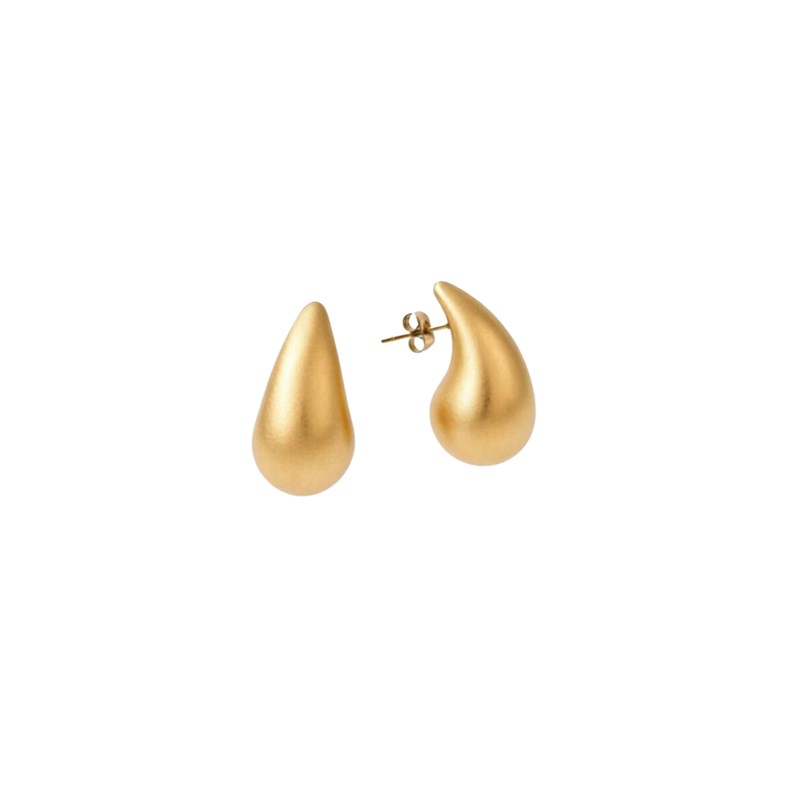 PITAYA Øreringe Linea Raw Mini Drop  Guld