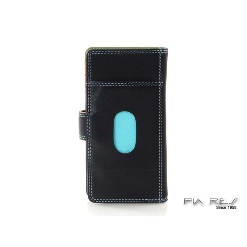 Pia Ries Mobilcover iPhone 5/5S m/RFID Sort m/strib 1