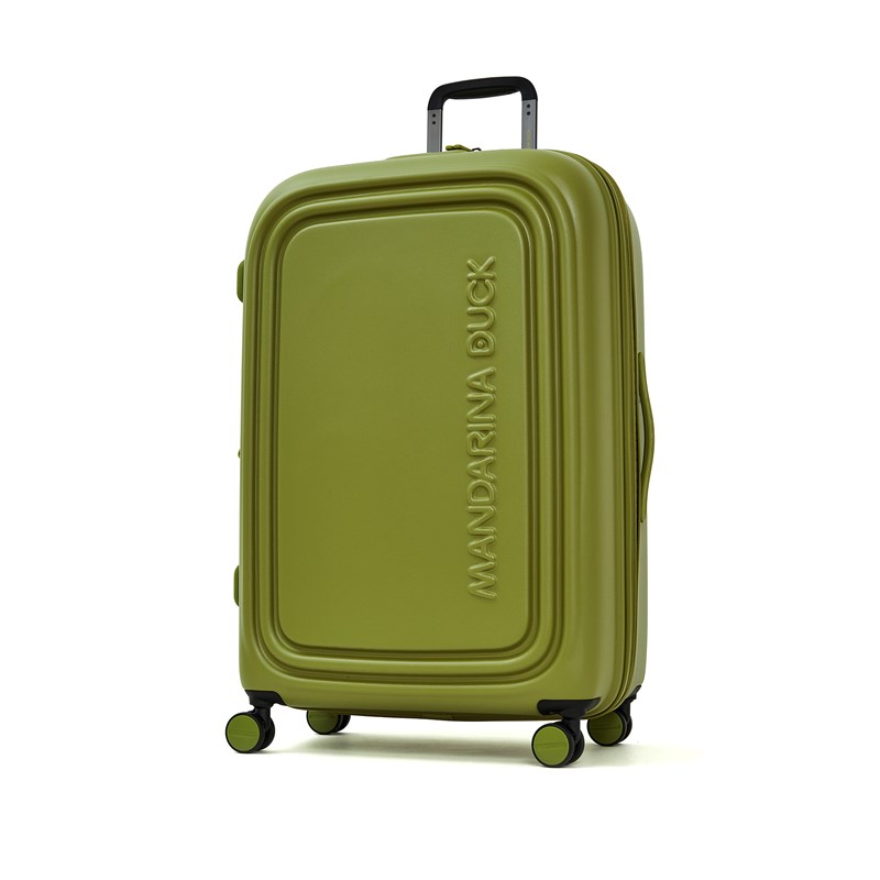 Mandarina Duck Resväska Logoduck + Oliv Grön 75 Cm 4