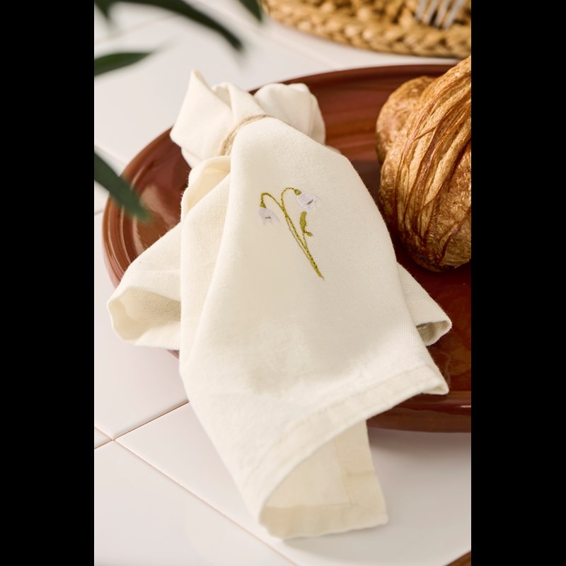 Ib Laursen Tygnservett Flora Creme 3