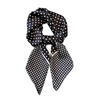 By Stær Scarf Callie  Svartvitt med rosa
