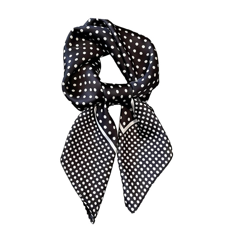 By Stær Scarf Callie  Svartvitt med rosa