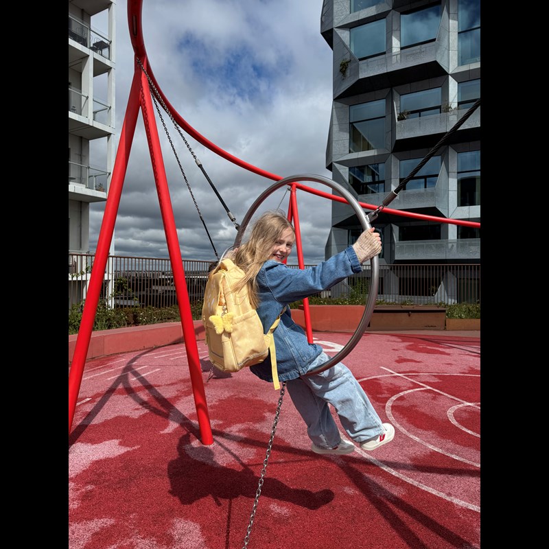 Grow Skoletaske StartPack Butterfly Gul 8