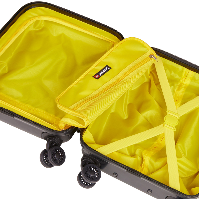 LEGO Bags Barnresväska Play Date Dragon Svart med mönster 16" 5