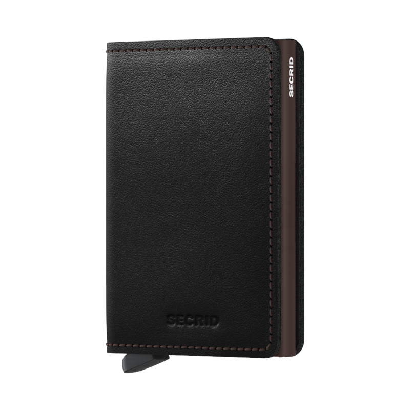 Secrid Slimwallet Svart/Brun 1