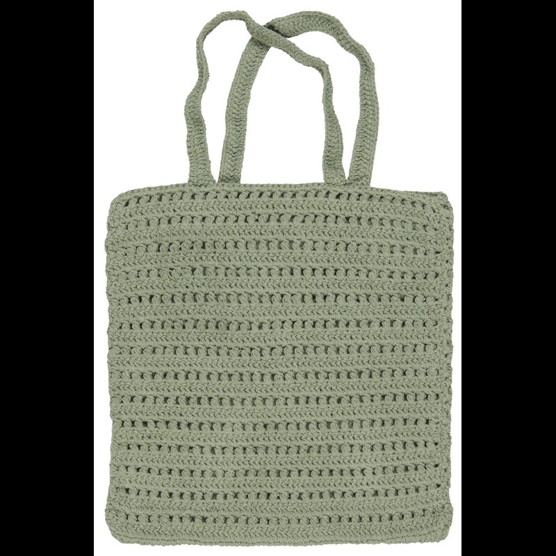 Ib Laursen Totebag Virkad väska Grön 2