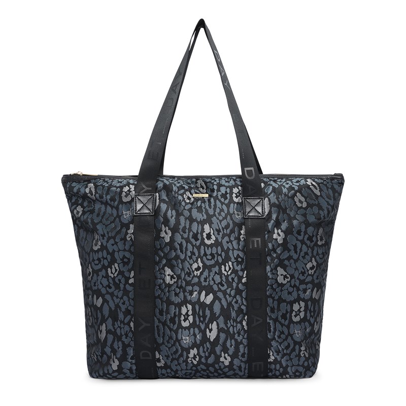 DAY ET Shopper Logo Band Bag Grå/sølv