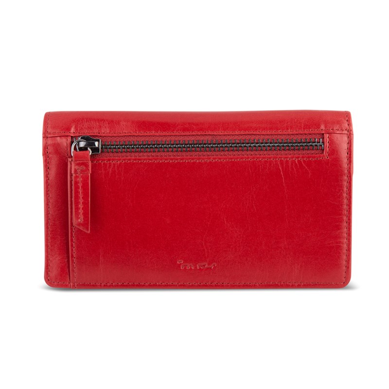 Pia Ries Damepung Crunch Zip Rød 3