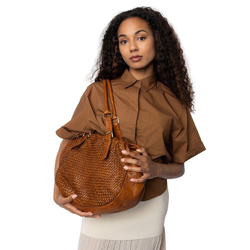 RE:DESIGNED Axelväska Minea Brun 2