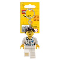 LEGO Tilbehør Nøglering m/ LED Sygeplejerske Mint/hvid 1