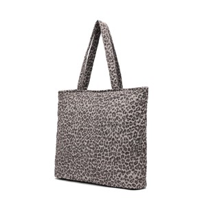 Conmé Shopper quilted Grå/leopard alt image