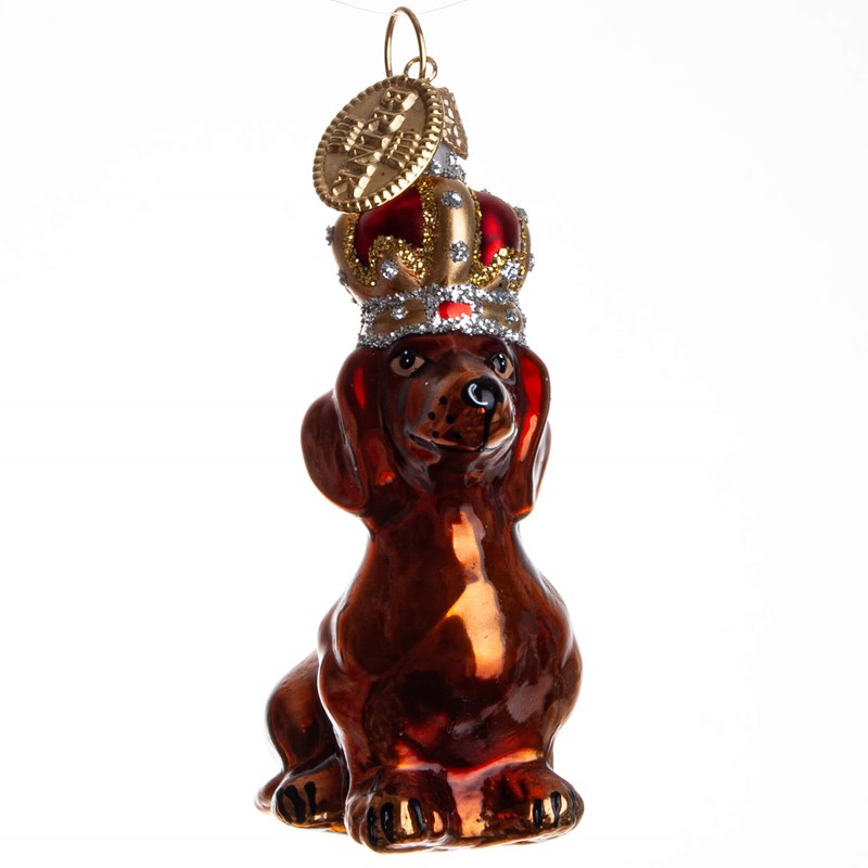 Brink Nordic Julekugle Kongelig Hund Bronze 3
