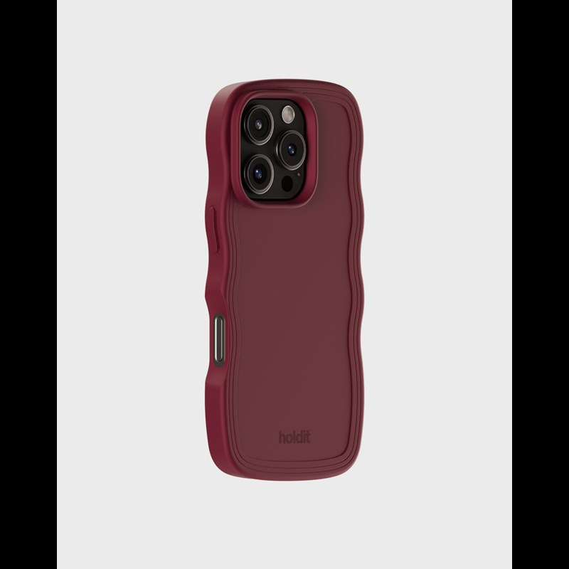 Holdit Mobilfodral Wavy Bordeaux Iphone 16 Pro Max 2