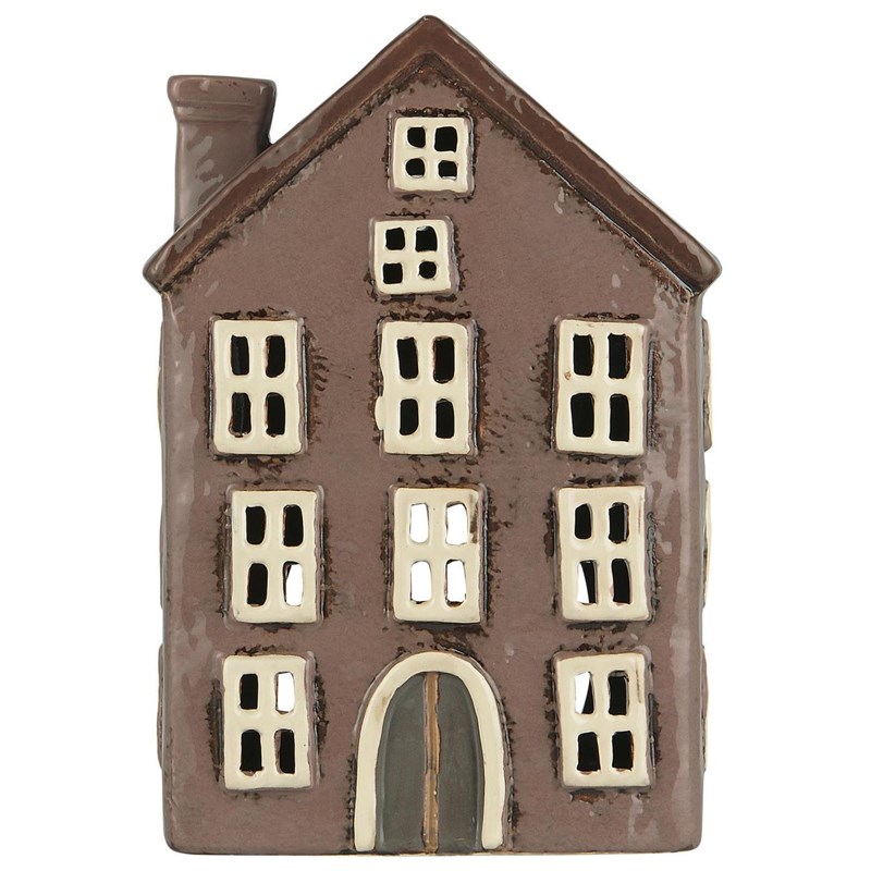 Ib Laursen Ljusstake Hus Nyhavn Brun/beige 1