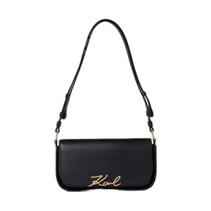 KARL LAGERFELD Crossbody Signature Svart/Guld