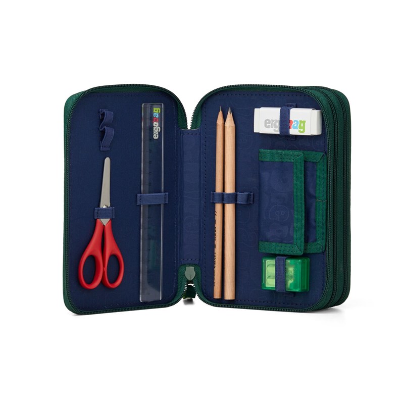 Ergobag Pennfodral Maxi BearRex Grön bock 3
