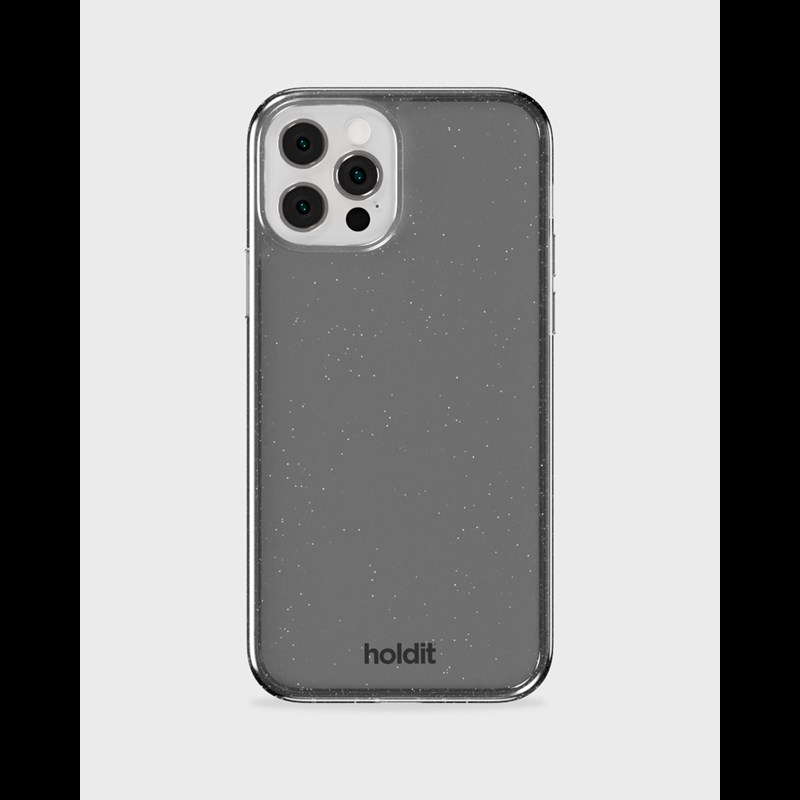 Holdit Mobilfodral Glitter Svart iPhone 12/12 Pro 1