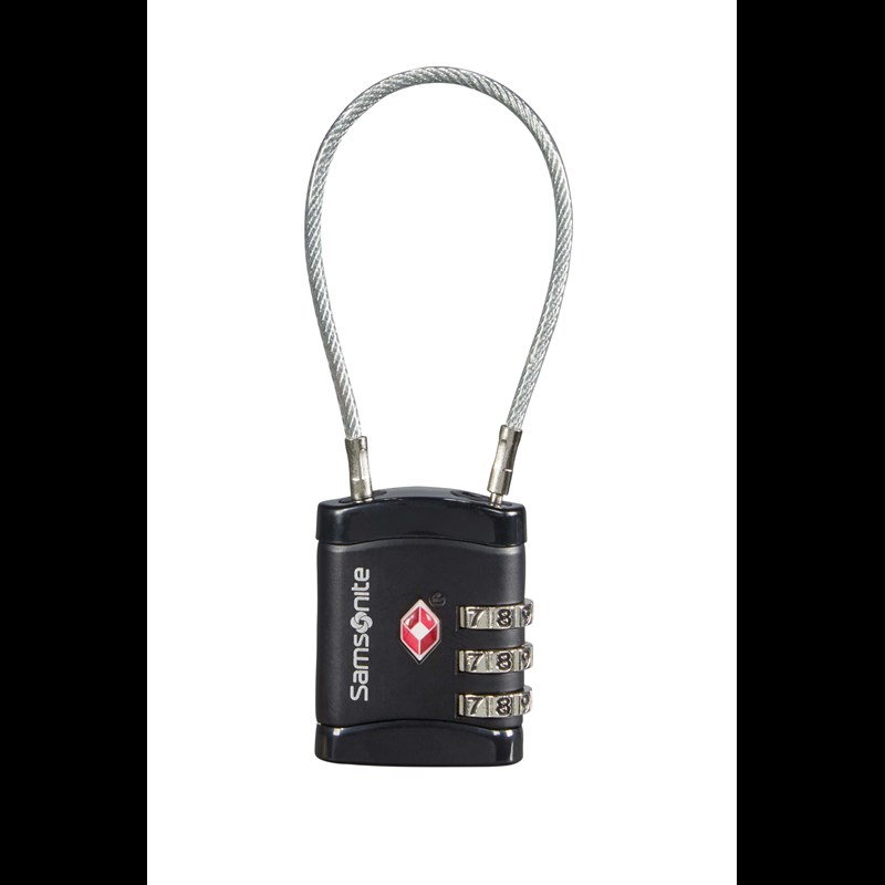 Samsonite TSA Kabellås Sort 1