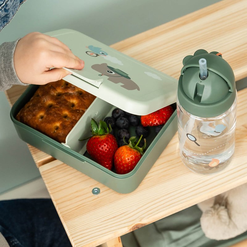 Done By Deer Matlåda Tiny trails Grön 2