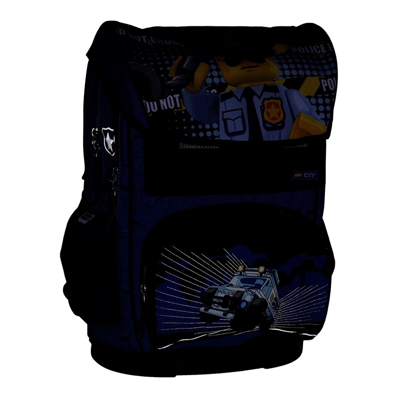 LEGO Bags Skoletaske Maxi City Police  Blå/sort 7