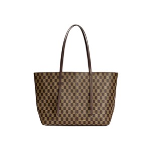 By Malene Birger Shopper Abigail Monogram Brun